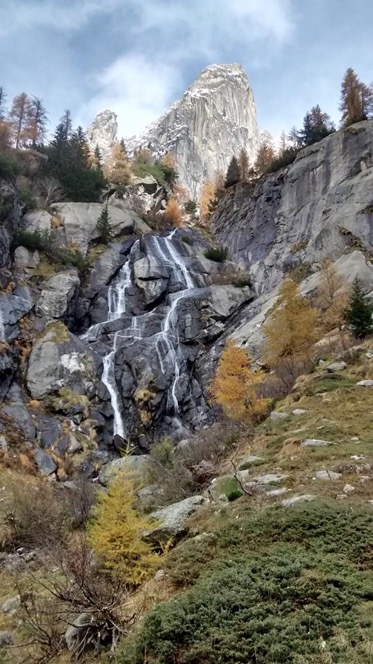 Waterfall in Val di Mello